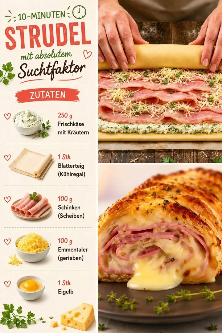 10-Minuten-Strudel mit Suchtfaktor - schnell und einfach zubereitet