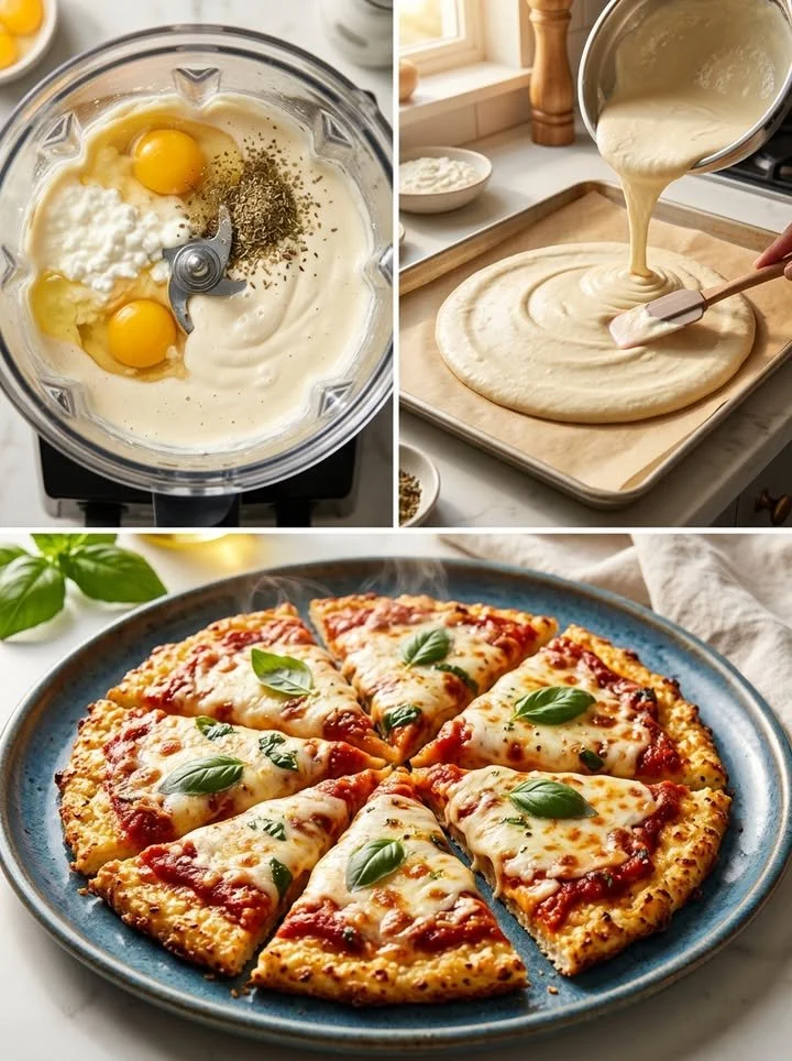 3-Zutaten Pizza-Basis für selbstgemachte Pizza