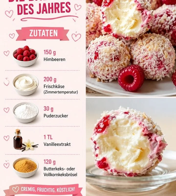 Leckere Bällchen des Jahres mit 5 Zutaten und ohne Zurückhaltung.