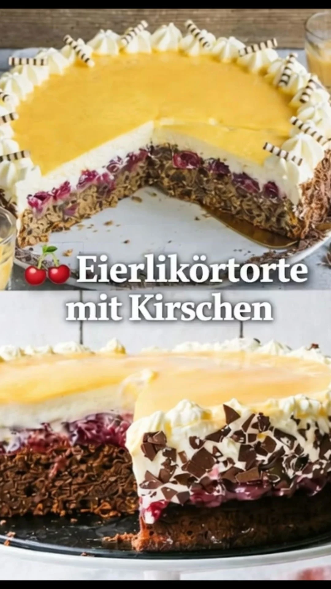 Cremiger Bananenkuchen mit Mascarpone auf einem Teller serviert