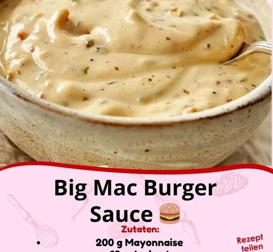 Big Mac Burger Sauce Rezept für den ultimativen Big Mac Geschmack