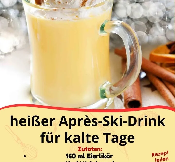 Bombardino, heißer Après-Ski-Drink für kalte Winterabende