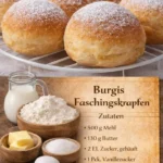Burgis Faschingskrapfen - traditionelle süße Leckerei für den Fasching
