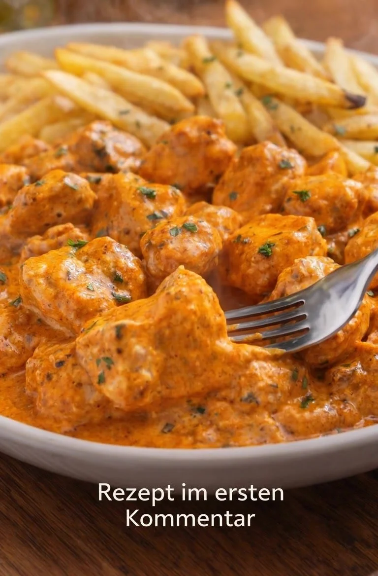 Traditionelles Gulasch Rezept wie bei Oma serviert