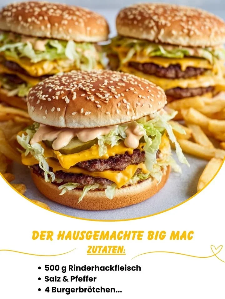 Hausgemachter Big Mac - Leckeres Rezept zum Nachkochen