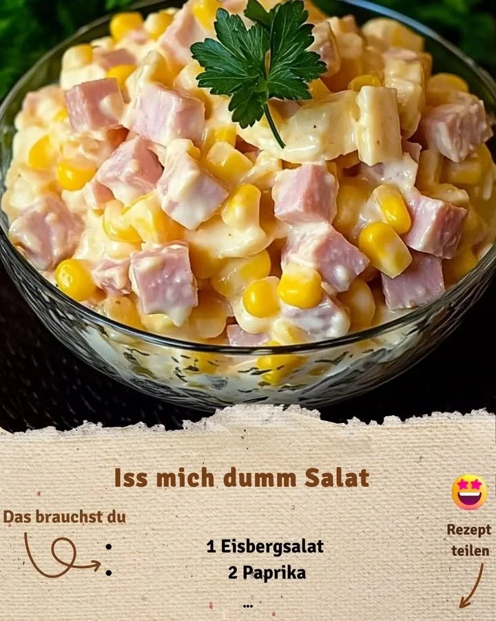 Iss mich dumm Salat – ein farbenfrohes und leckeres Rezept für Salatliebhaber