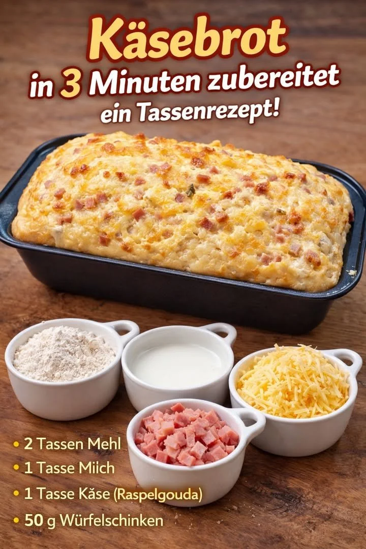 Schnelles Käsebrot Rezept für eine zügige Mahlzeit in 3 Minuten