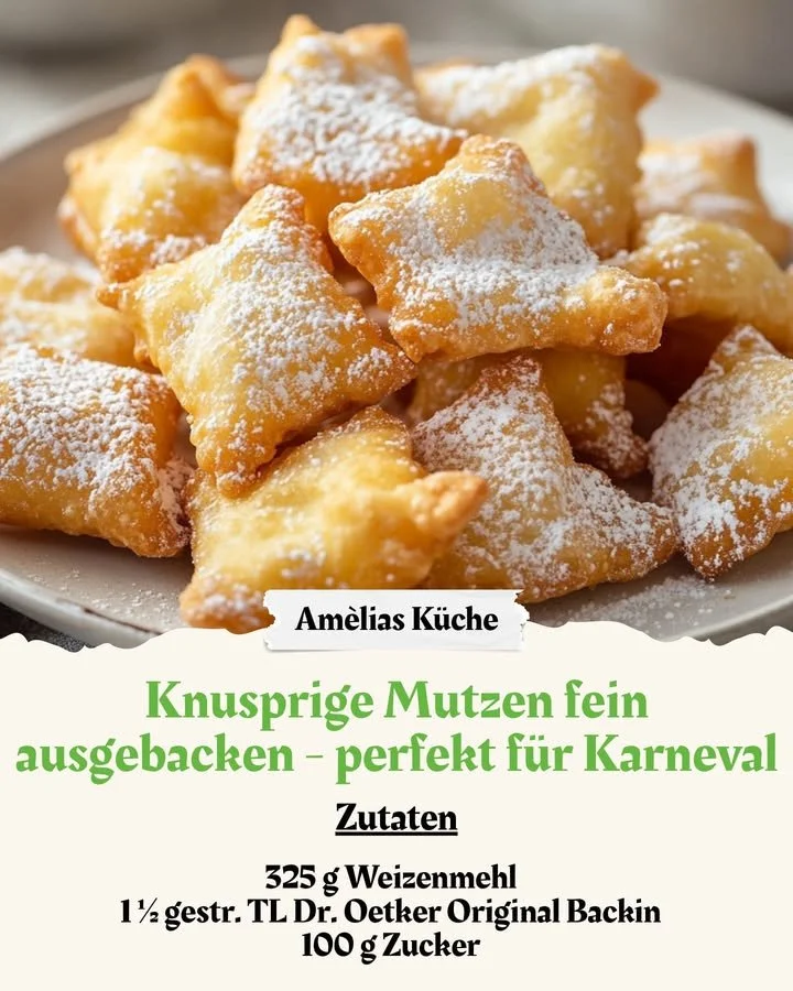 Leckere knusprige Mutzen auf einem Teller bei einer Feier
