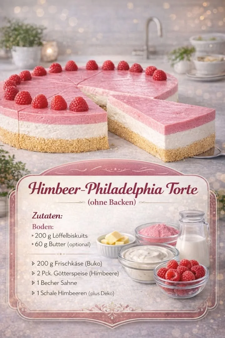Kühl, zart und sommerliche leichte Torte auf einem dekorativen Teller