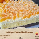 Luftiger Fanta-Blechkuchen mit fruchtigem Geschmack