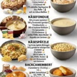 Köstlicher Obatzda, bayerische Käsepaste mit Brezeln serviert.
