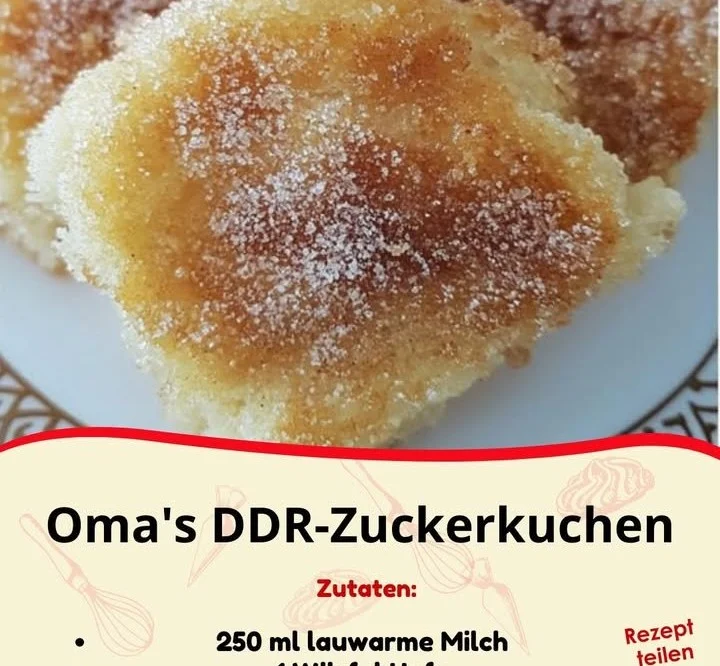 DDR-Zuckerkuchen nach Omas Rezept, nostalgischer Klassiker aus der Kindheit.