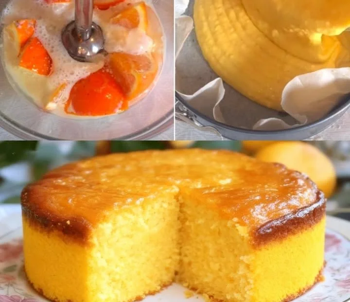 Saftiger Orangenkuchen mit frischem Orangengeschmack, perfekt zum Genuss.