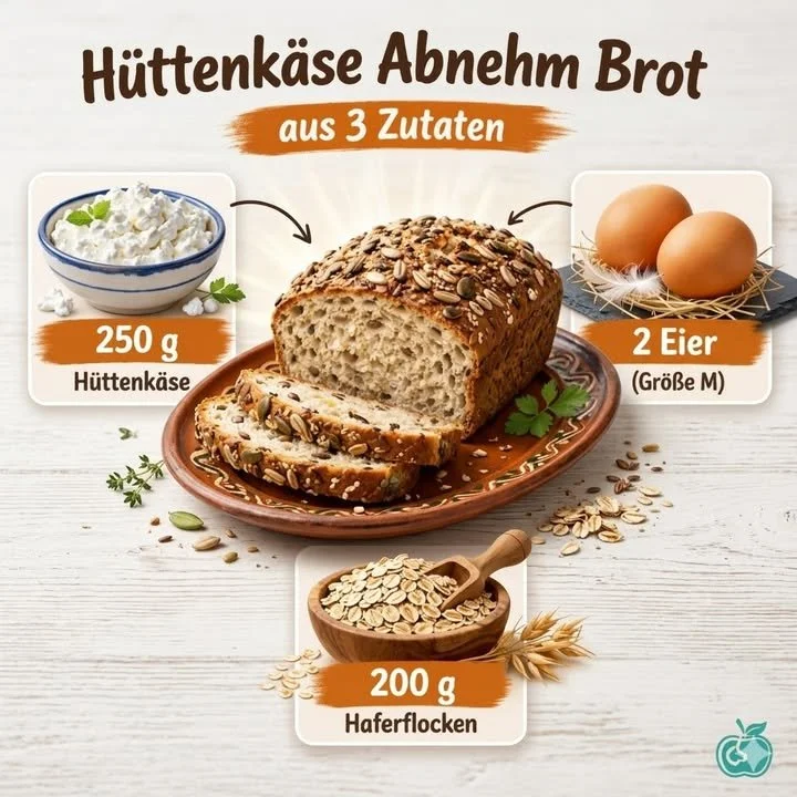 Hausgemachtes Proteinbrot, gesund und sättigend.