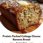 Proteinreiches Hüttenkäse-Bananenbrot für gesunde Winterbäcker