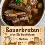 Sauerbraten wie bei Oma - traditionelles Rezept für einen herzhaften Genuss.