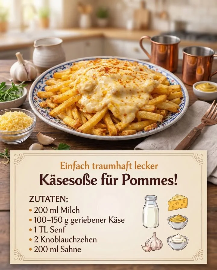 Schnelle, cremige Käsesoße für Pasta und Gemüse