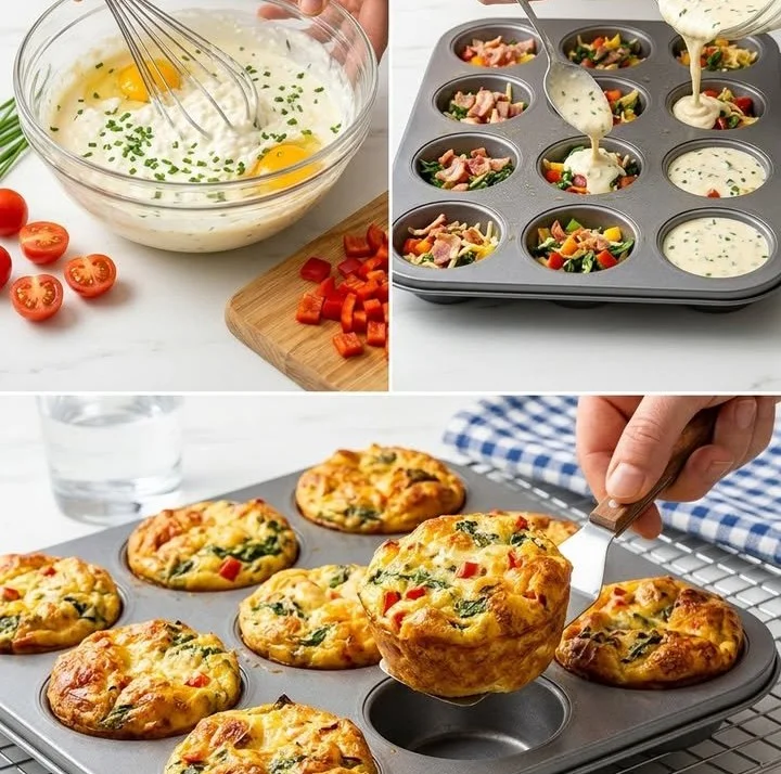 Schnelle Quiche ohne Teig mit frischen Zutaten