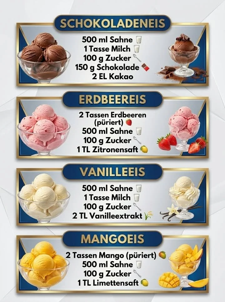 Schokoladeneis in einer Waffel, hochwertig und cremig, serviert in einem Eiscafé