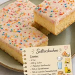 Fluffig saftiger Kuchen mit Kindheitserinnerungen und köstlicher Textur.