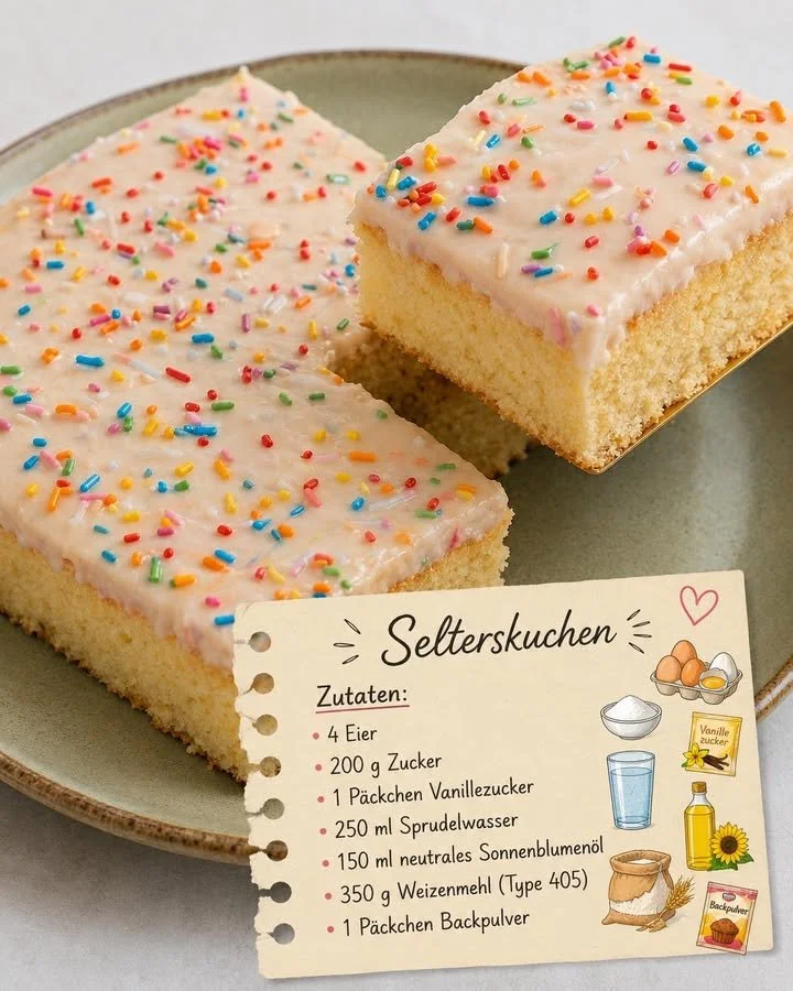 Fluffig saftiger Kuchen mit Kindheitserinnerungen und köstlicher Textur.
