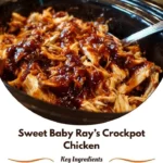 Süßes Baby Ray’s Crockpot-Hühnchen im Slow Cooker zubereitet