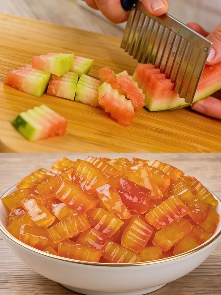 Wassermelonenschale mit leckeren Rezepten und Ideen zur Resteverwertung.