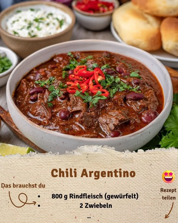 Argentinische Chili frisch und gewürzt für köstliche Rezepte