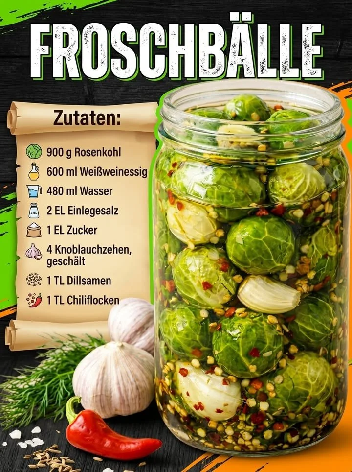 Glas mit aromatischer Einlege-Lake für die Konservierung von Lebensmitteln