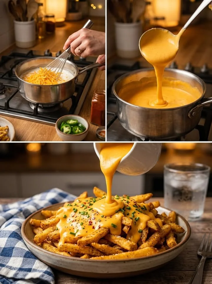 Ultimative Käßesoße für Pommes, besser als im Restaurant