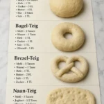 Ein frisch gebackene Brezeln auf einem Holzbrett