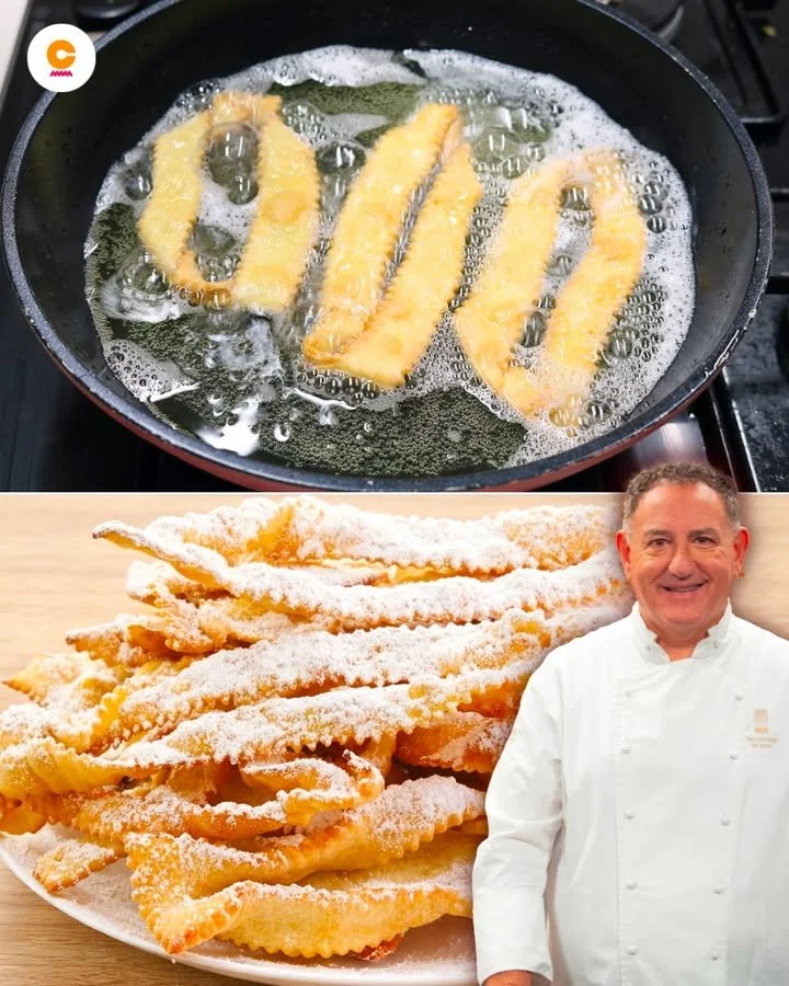 Traditionelle Chiacchiere von Sal de Riso, köstlich und knusprig.