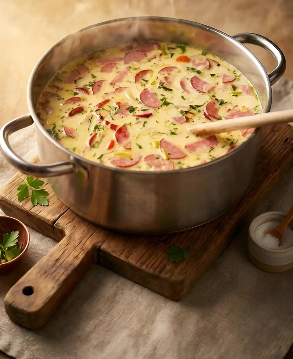 Eine delikate Suppe, die ab dem ersten Löffel süchtig macht.