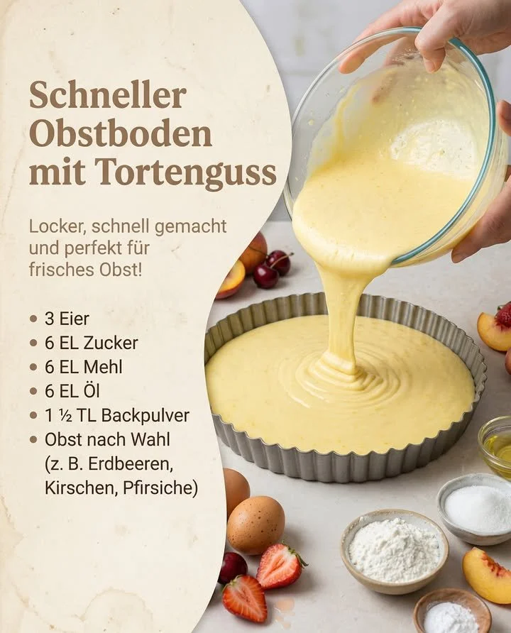 Flinke Früchtekuchen mit Götterspeise, bunt und köstlich auf einem Teller serviert