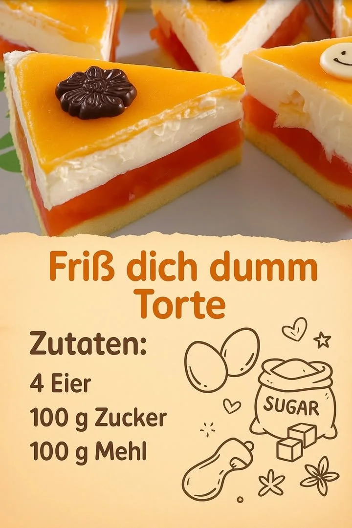 Delicious Friß dich dumm Tort, a must-try for dessert enthusiasts.