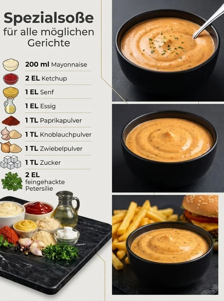 Delicious Imbiss-Soße für Snacks und schnelle Gerichte
