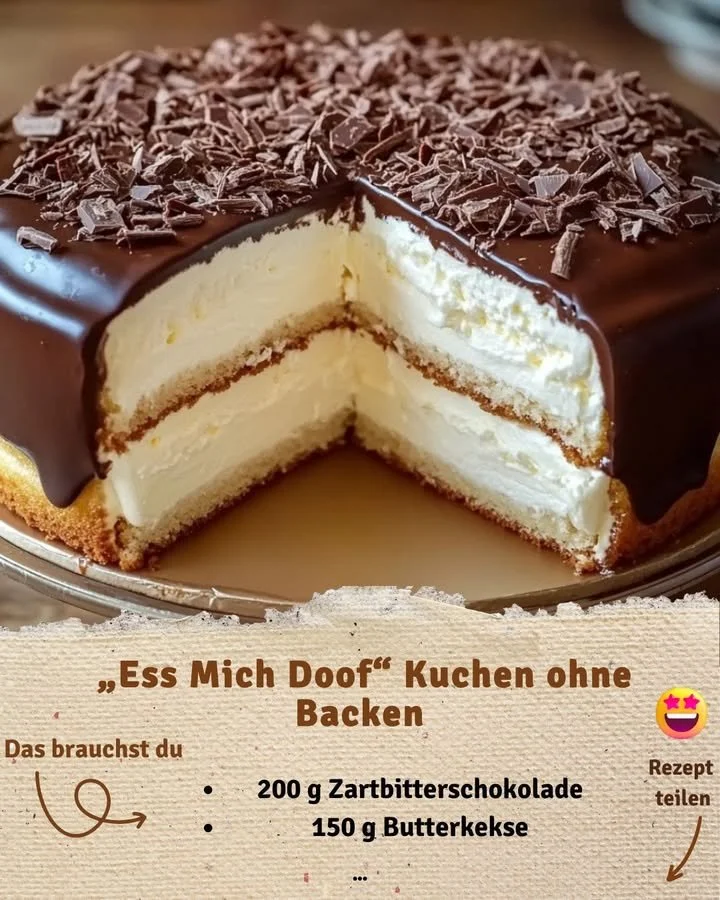 Iss mich doof Kuchen ohne Backen - ein köstliches, einfaches Rezept