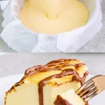 Leckerer Joghurtkuchen auf einem Teller mit frischen Früchten