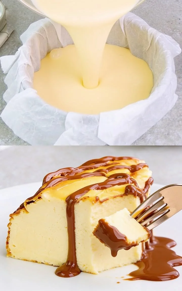 Leckerer Joghurtkuchen auf einem Teller mit frischen Früchten