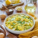 Kartoffel-Gurken-Salat nach bayerischer Art mit frischen Zutaten