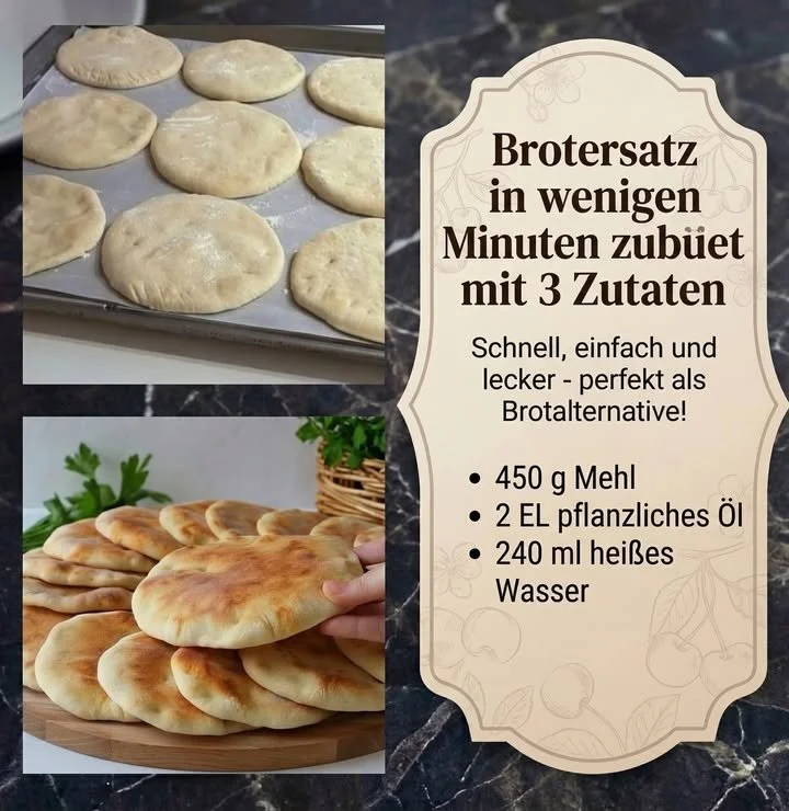 Perfekter Brotersatz zur Verwendung, wenn kein Brot mehr im Haus ist.