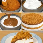 Keks-Käsekuchen Crumble - ein köstliches Dessert mit knusprigem Belag.