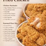 KFC-artiges knuspriges Frittierhähnchen, goldbraun und knusprig zubereitet.