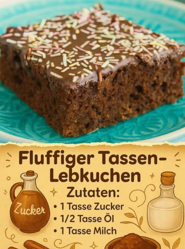 Traditioneller deutscher Lebkuchen mit Nüssen und Gewürzen