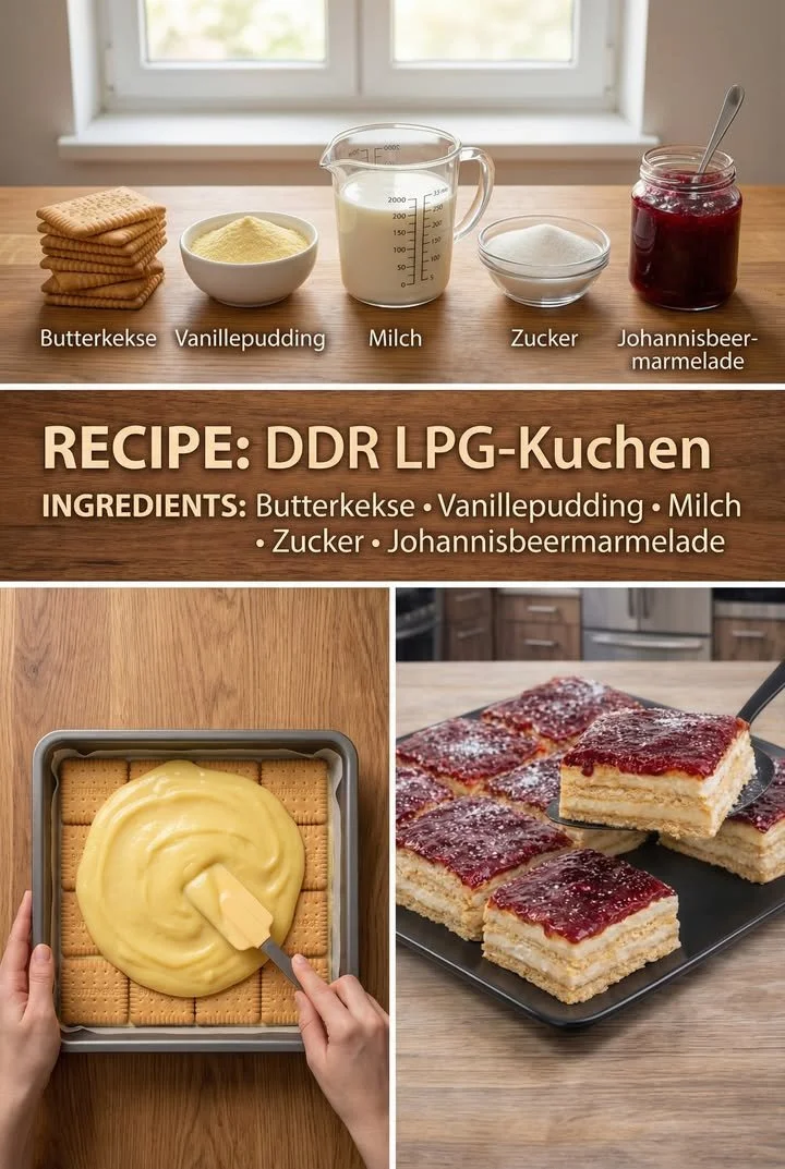 Lustiger Kühlschrankkuchen mit buntem Topping und frischen Zutaten