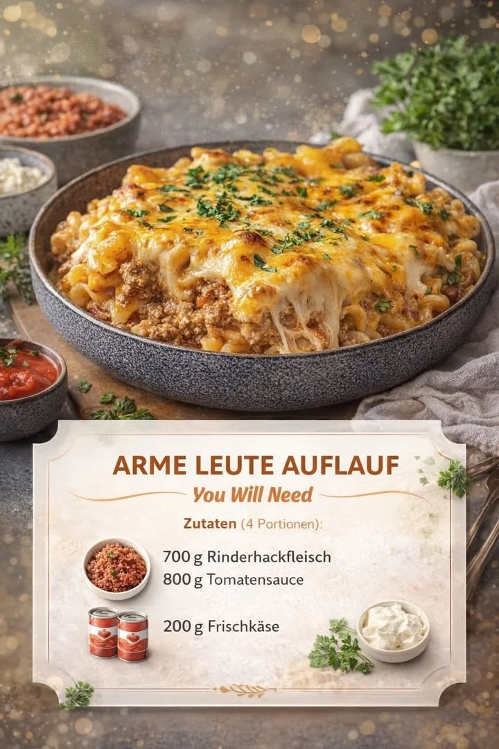 Leckere Küchenklassiker: Herzhaft und cremig, ideal für hungrige Tage.