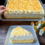 Saftiger Mandarinen Fantakuchen mit frischen Mandarinen und Fanta
