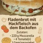 Leckeres Ofen-Fladenbrot frisch aus dem Backofen