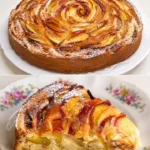 Pfirsichtorte ohne Mehl - glutenfreies Rezept mit frischen Pfirsichen