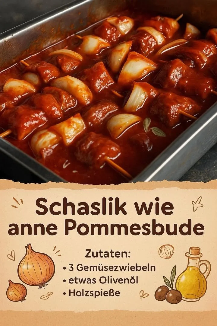 Schaschlik nach Omas Rezept, herzhaft und würzig, perfekt zum Genießen